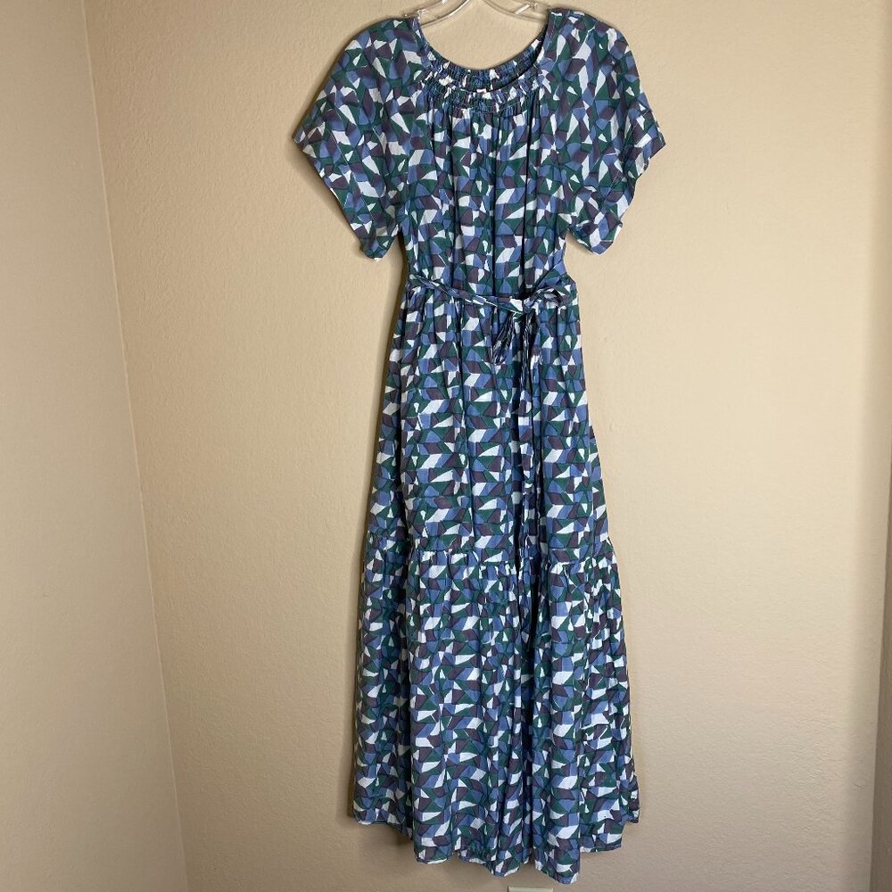 mirth short sleeve midi dress